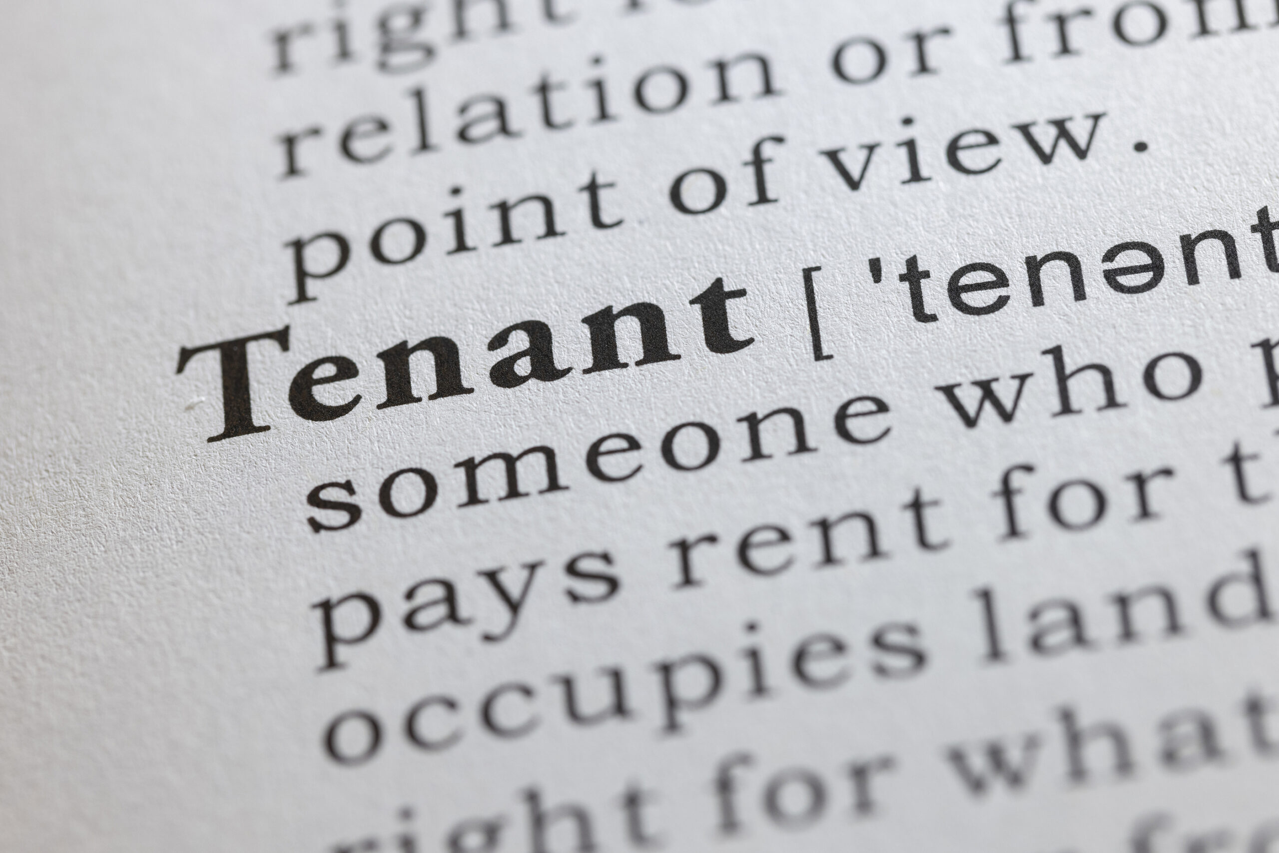 Tenant Definition