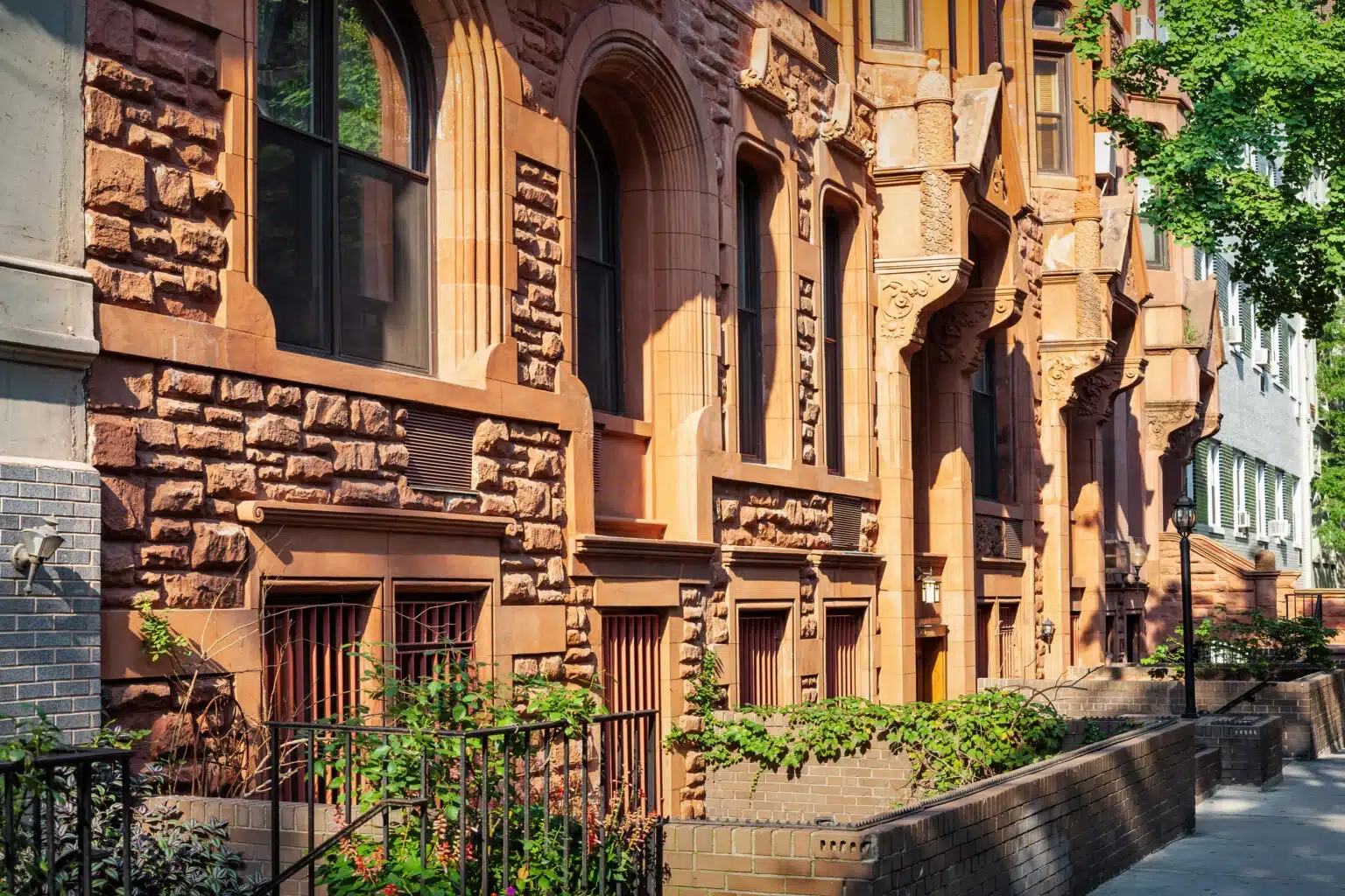 Save on Insurance Coverage on NYC Brownstones like those shown here.